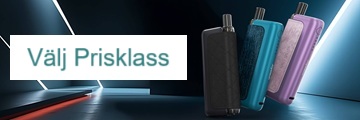 Se prisklasser - Vapes från 169 kronor